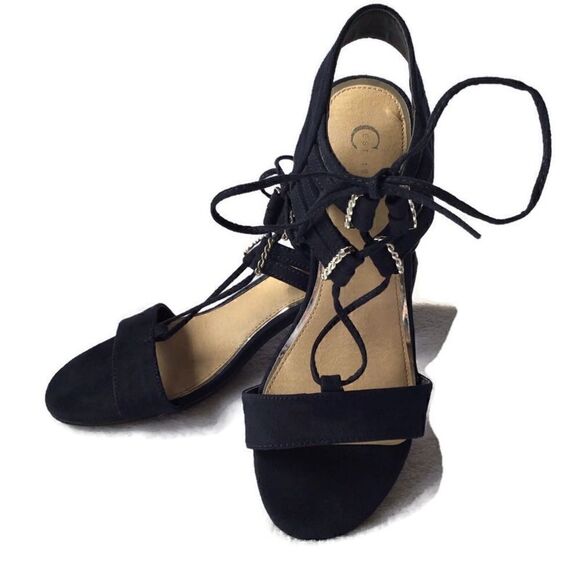 C est. 1946 Suede Tie Strap Sandals - Picture 2 of 8